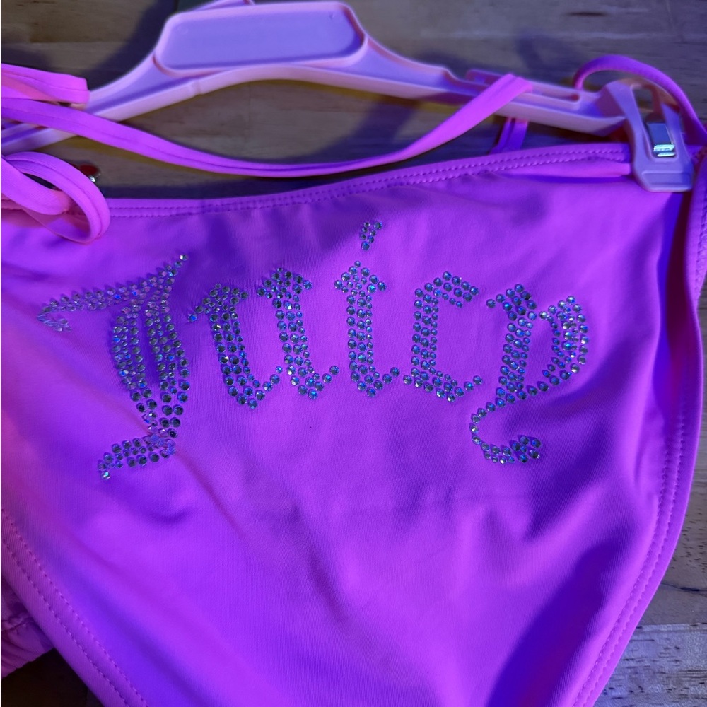 Juicy Couture Vibrant Pink cherry bikini - Picture 3 of 4